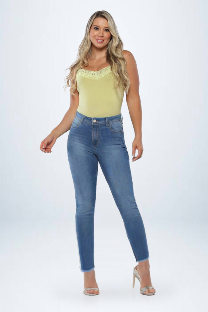Calça Cigarrete Maraisa Lavada Media - Lycra